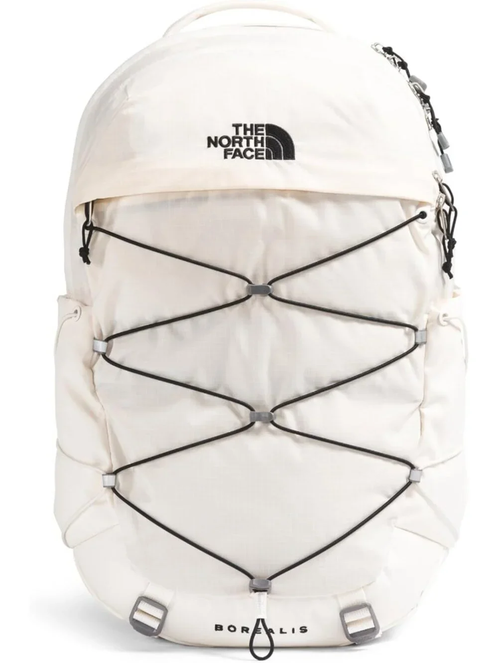 Stylish Women's Backpack, Perfect for Travel & Daily Use, Gardenia White/Black